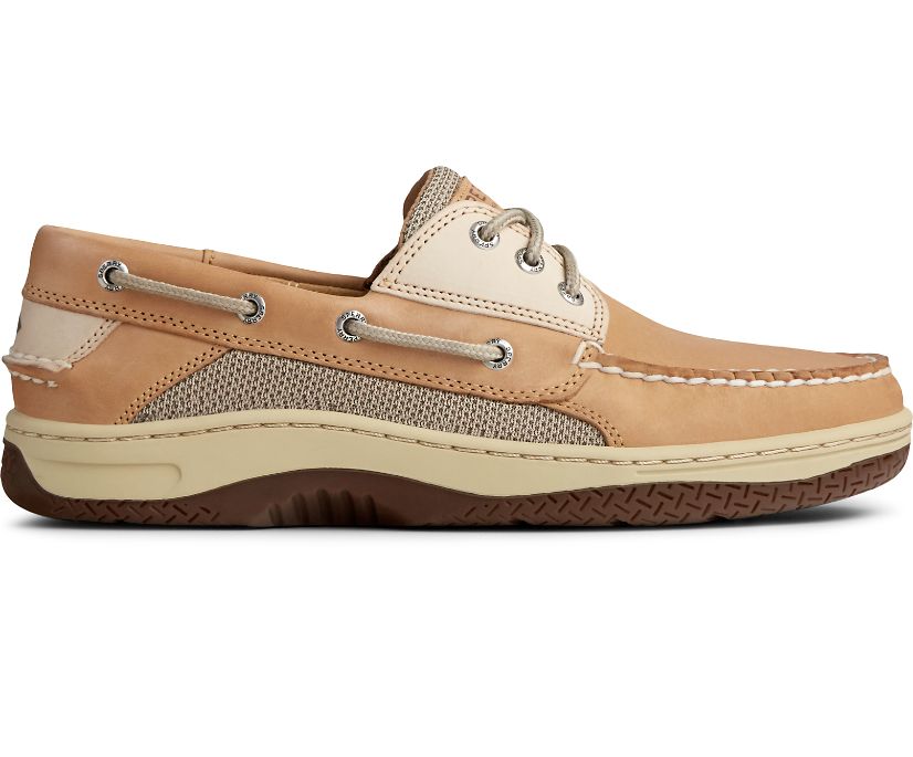 Sperry Billfish 3-Eye Boat Shoes - Men's Boat Shoes - Brown/Beige [HX0345872] Sperry Top Sider Irela